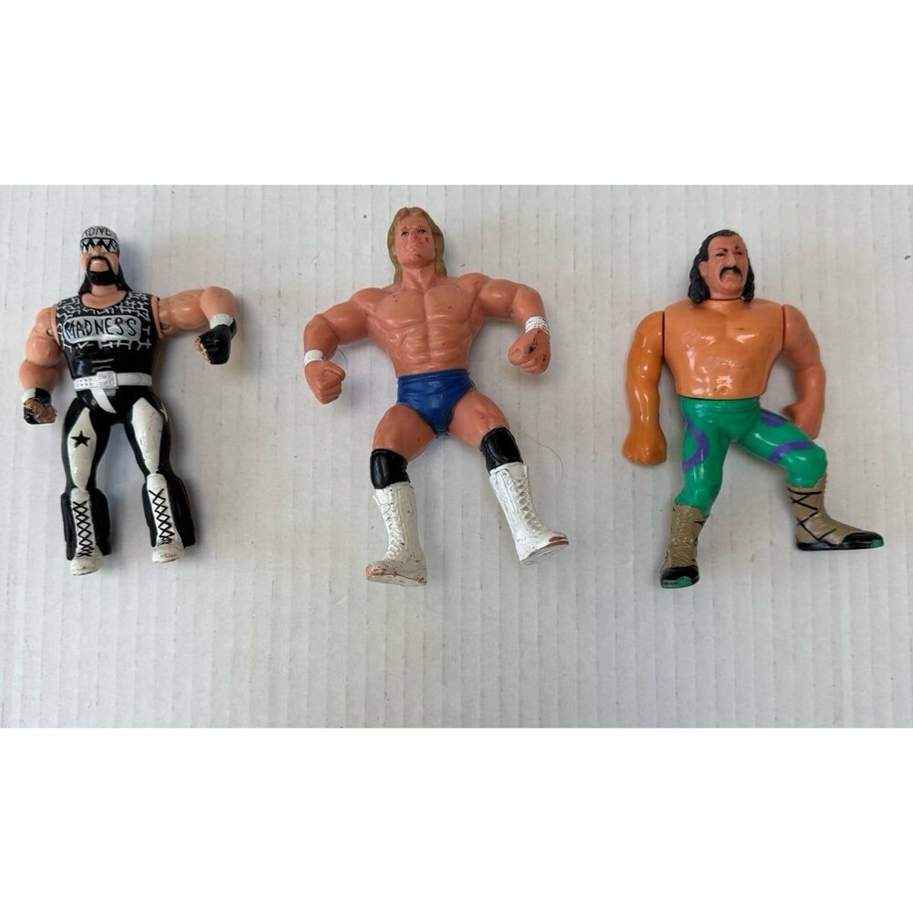 Lex Luger Macho Man Jake the Snake Wrestling Action Figure WCW Vintage WWF WWE